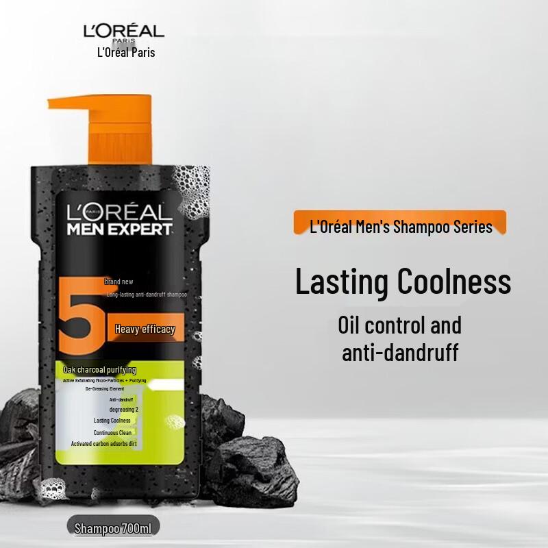 L Oréal Men Expert Oak Charcoal Purifying Anti-Dandruff Shampoo