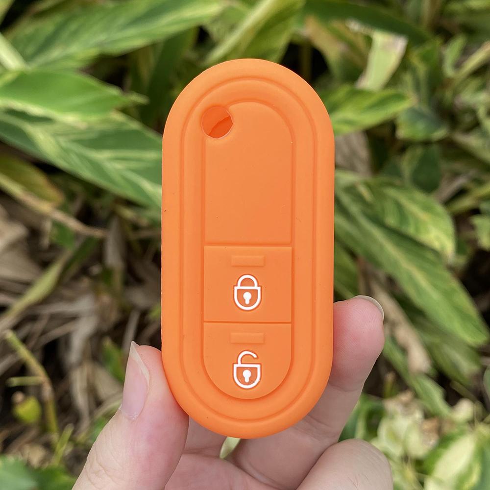 2 Buttons Silicone Car Key Cover Protect Skin Case Rubber Shell Set for MG 3 2020 MG3 2011-2015 Flip Folding Remote Accessories