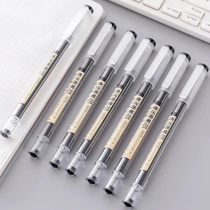 1 Stück Schreibwaren Niedlich Gerade Hohe Kapazität Stift Schule Bürobedarf Gel Stift