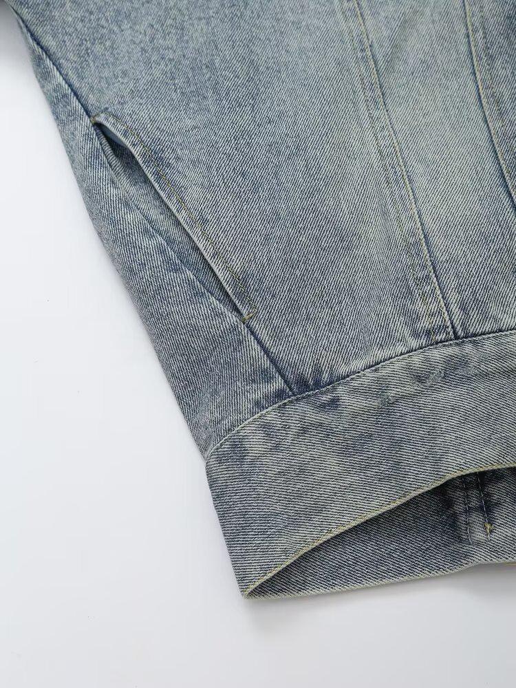 New Autumn Women's Casual Loose Denim Jacket - European & American Street Fashion