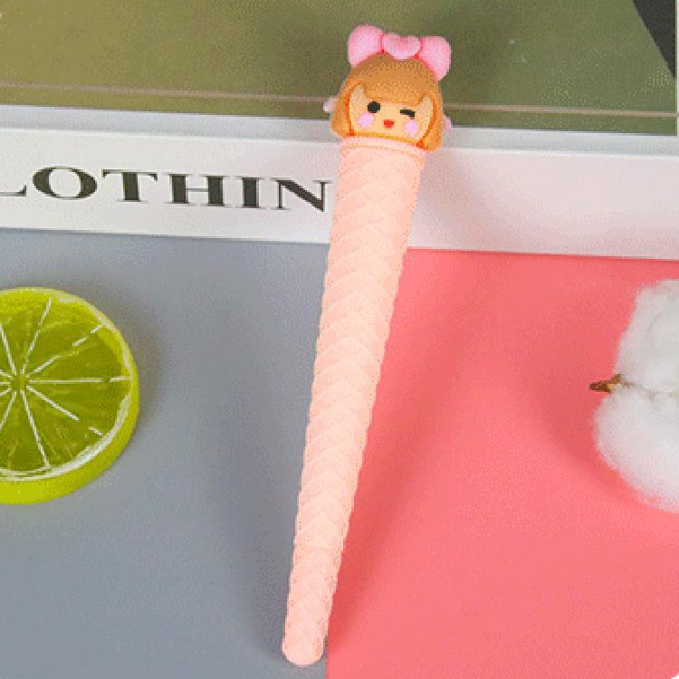1 Piece Cute Gel Pen Creative Ice Cream Lovely Cartoon Gel Pen Office School Stationery Supplies