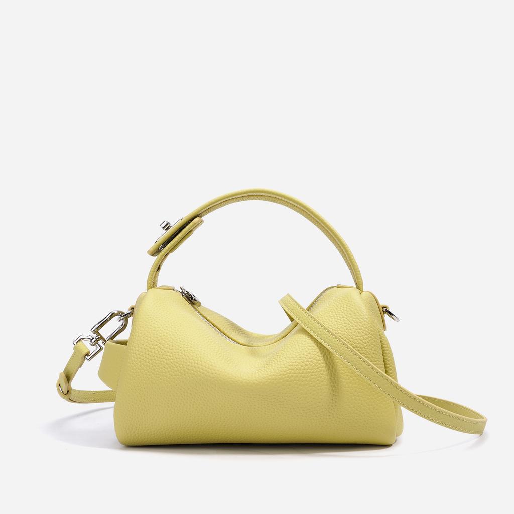 Weiche Lederhandtasche mit großem Fassungsvermögen 2025 Tasche Damentasche neu Käse neue Tasche Umhängetasche Messenger Bag 2025