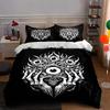 Skull Eye Pattern. Bedding Duvet Cover Sets Duvet Covers Pillowcases Gifts (1 * Duvet Cover 2 * Pillowcases, Without Duvet Insert)