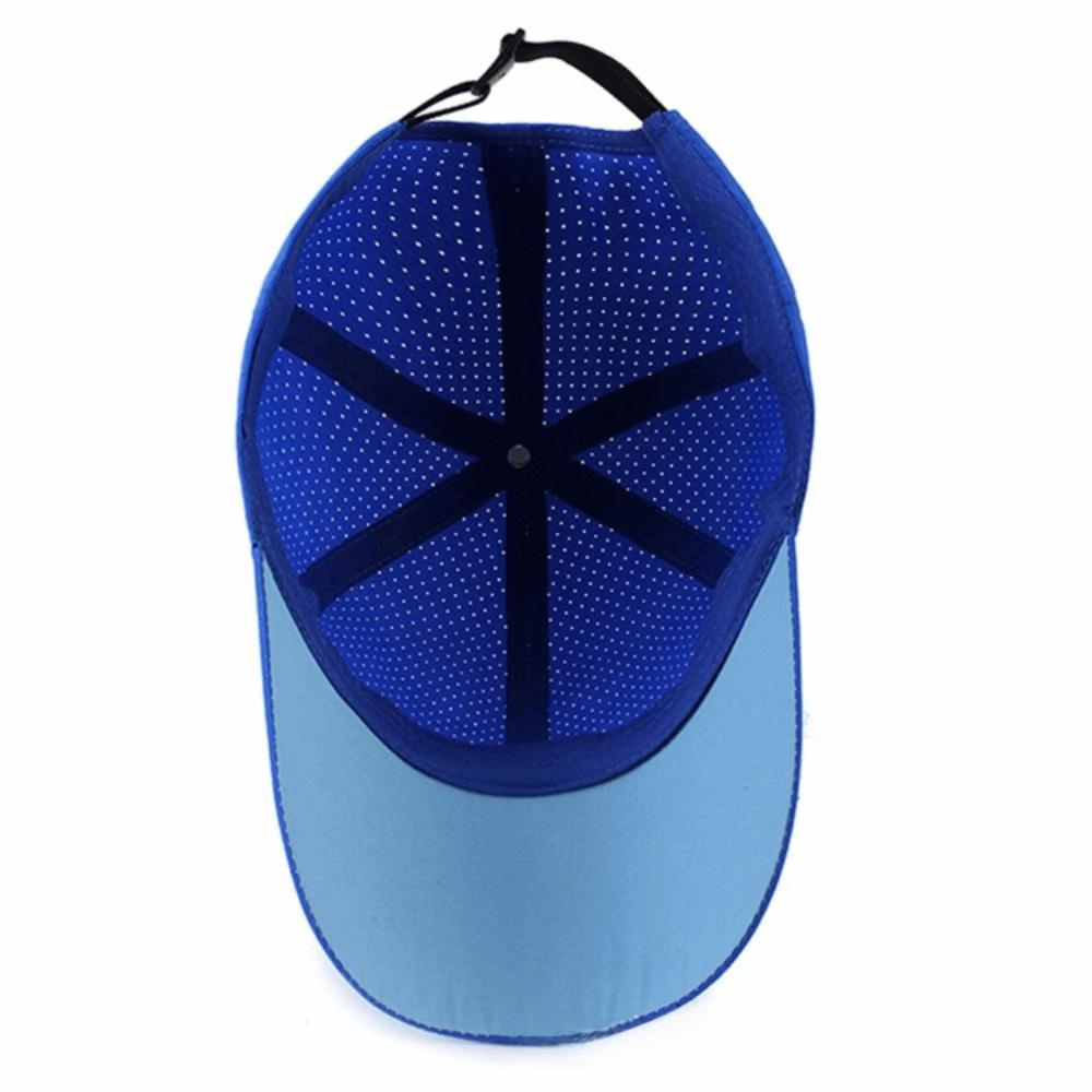 Sun Protection Quick-Drying Hat Breathable Perforated Travel Sports Hat Baseball Cap  For Women Men