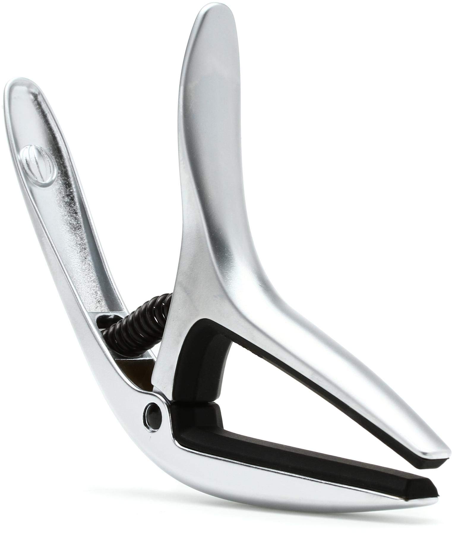 ERNIE BALL 9601 Guitar Capo AXIS CAPO SILVER Silver design for both acoustic and electric [Authentic] - - 2-way guitars.