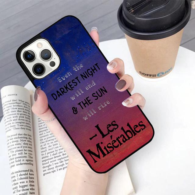 Les Miserables Phone Case Back Cover for iPhone 17 Air 16 15 14 13 11 12 Pro Max Plus Shell Coque