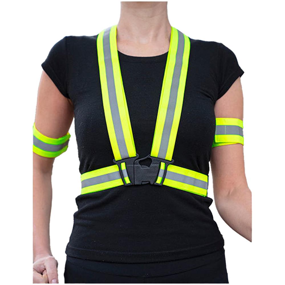 Korntex Unisex Adult Glarus Elasticated Hi-Vis Chest Harness