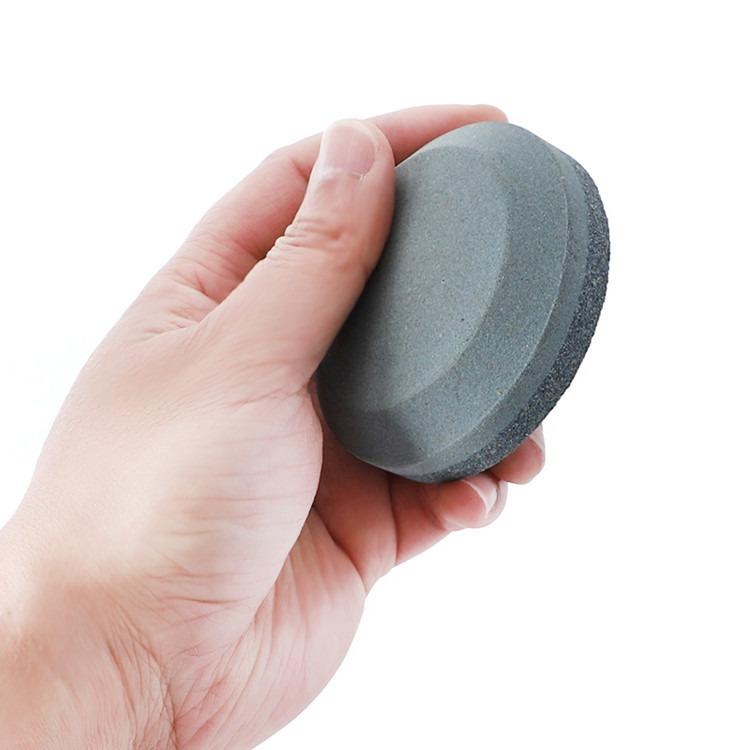 5 Inch Double Sided Sharpening Stones Kitchen Sharpener Round Knifes Sharpener