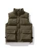Men's Winter Warm Multi-Pocket Cotton Workwear Vest