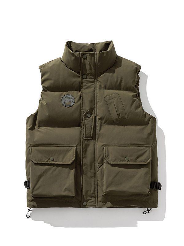 Men's Winter Warm Multi-Pocket Cotton Workwear Vest