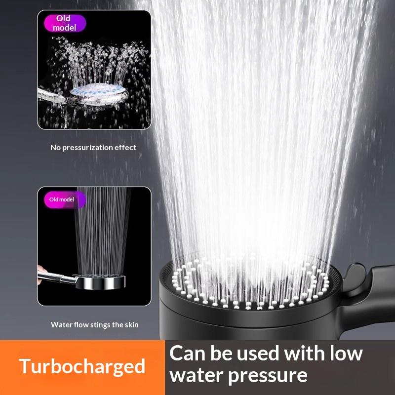 1Pcs 5 Modes Adjustable Filter Shower Head High Pressure Shower Head Bathroom Shower Head Accessories Sprayer