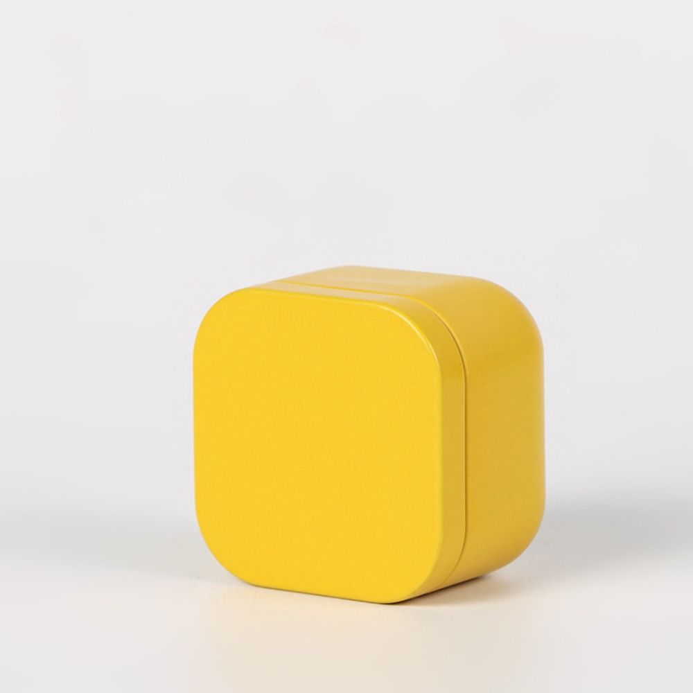 4 Stück verschlossene Blechdose Tragbare Aufbewahrungsboxen Glas Mini Quadratische Eisen Teedose Gewürze