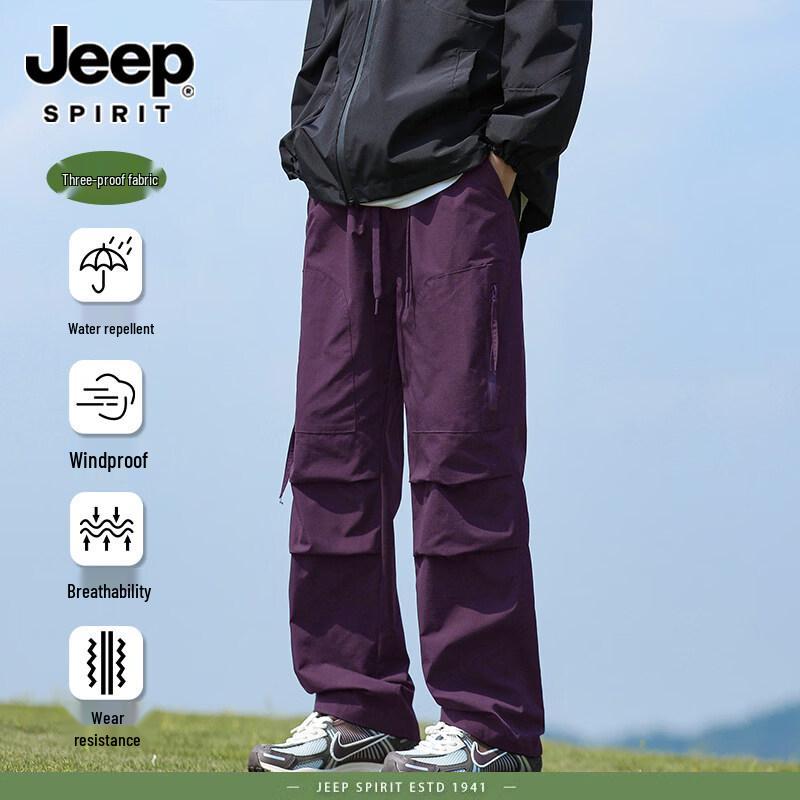 JEEP Men's Loose Autumn/Winter Cargo Pants