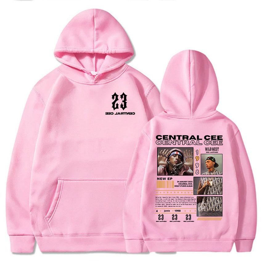 Central Cee CAN'T RUSH GRETNESS Mikiny s potiskem Pulovry s kapucí s dlouhým rukávem Streetwear Rapper Potisk Móda Oblečení Unisex