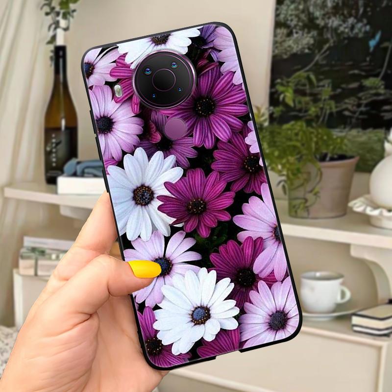 For Nokia 5.4 Case Soft Black Silicone Phone Back Cover For Nokia 5.4 Case Nokia5.4 TA-1333 TA-1340 TA-1337 TA-1328 TA-1325 Cat