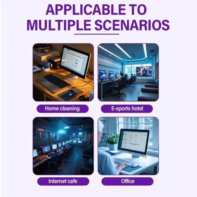 Čisticí prostředek na elektronická zařízení 100 ml Hloubkově čistí klávesnice obrazovky Čistič bez šmouh a zbytků