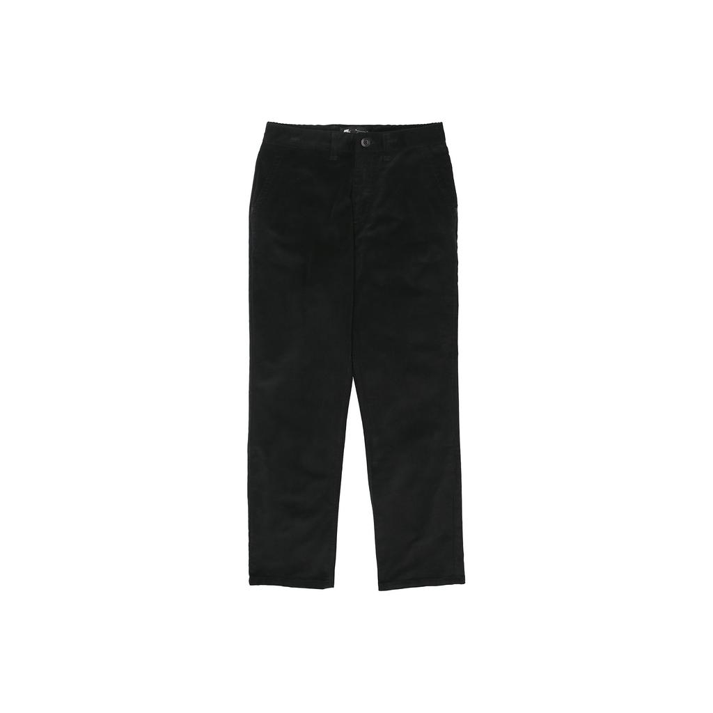 Nike Pantaloni Casual da Uomo in Velluto a Coste SB Larghi Vita Media Gamba Dritta Neri CK7288-010