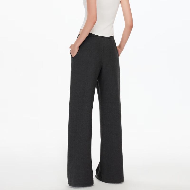 Veromoda Women's Elastic Waist Loose Straight-Leg Casual Pants