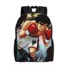 Hajime No Ippo Kamogawas Backpack  Kawaii Backpacks Student Outdoor Durable High School Bags Designer Rucksack