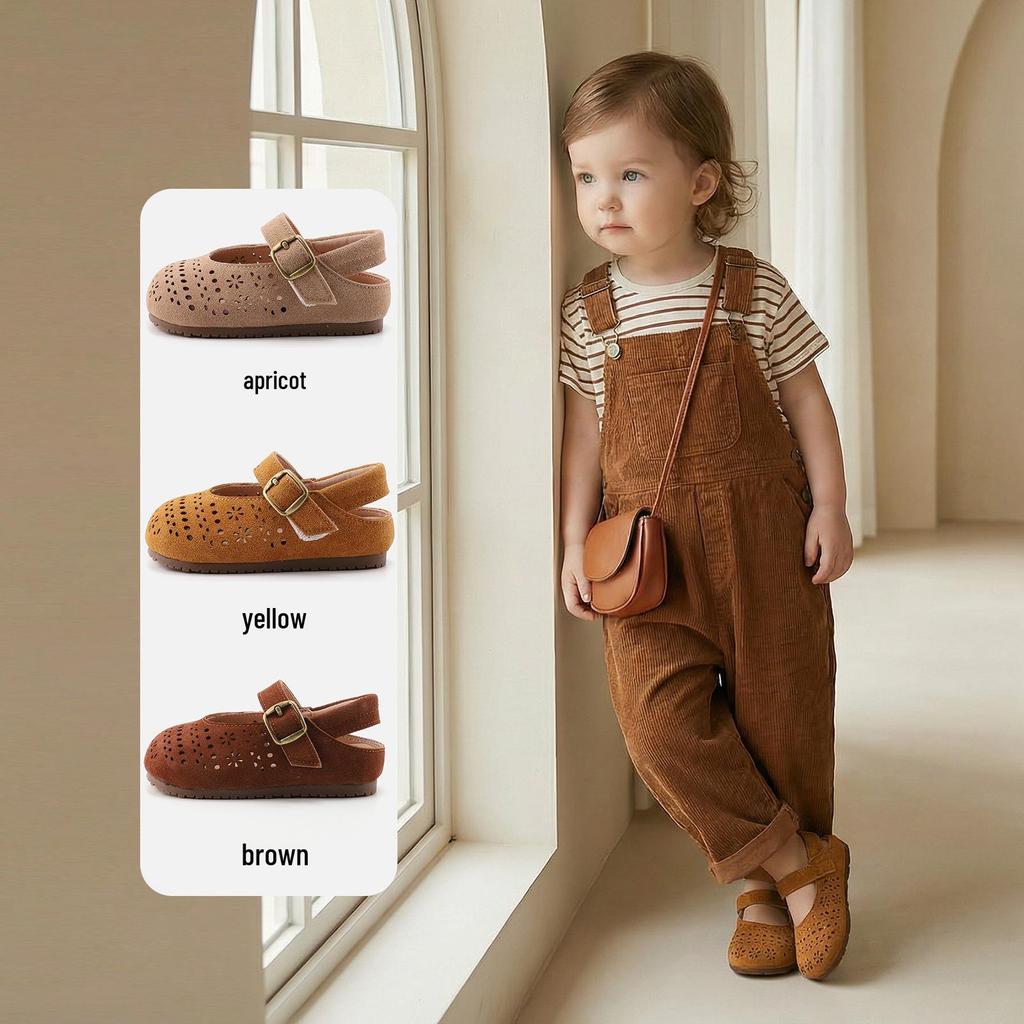 Spring 2026 Girls' Breathable Princess Leather Shoes: Soft-Soled, Stylish, and Comfortable.