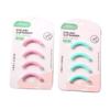 4-pack of High-Elasticity, Durable Replacement Silicone Strips, False Eyelash Tools, Adhesive Strips, and Pads