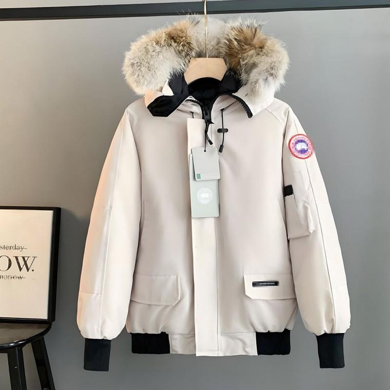 American Canada Goose Style Pilot Jacket Down Parka Couples Men Women 01 Edition