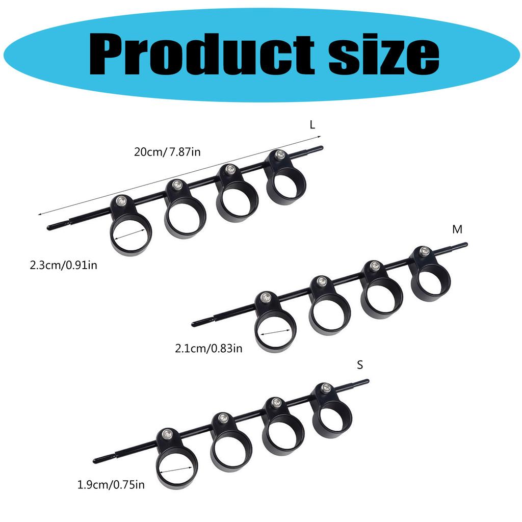 Adjustable Finger Expander Resistance Training Bands for Guitar Piano Finger Speed Systems Hand Exerciser Strengthener