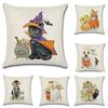 Brightly Colored Halloween Themed Pumpkin Animal Cushion Cover For Stylish Sofa Decor