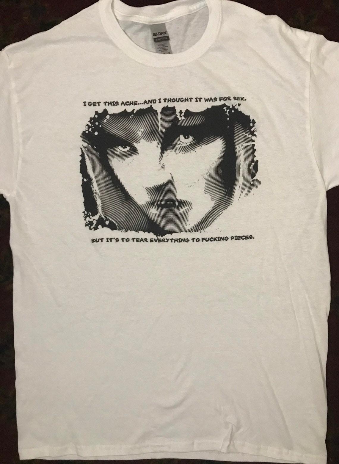 Ginger Snaps Horror Movie Werewolf white t-shirt XXXL
