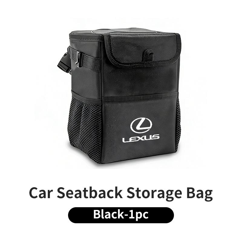 

Car Seatback Organizer Pocket Trash Can Trunk Storage Bag Accessories For Lexus UX250h RX450h CT200h RX400h NX300h RX350 RX300 G
