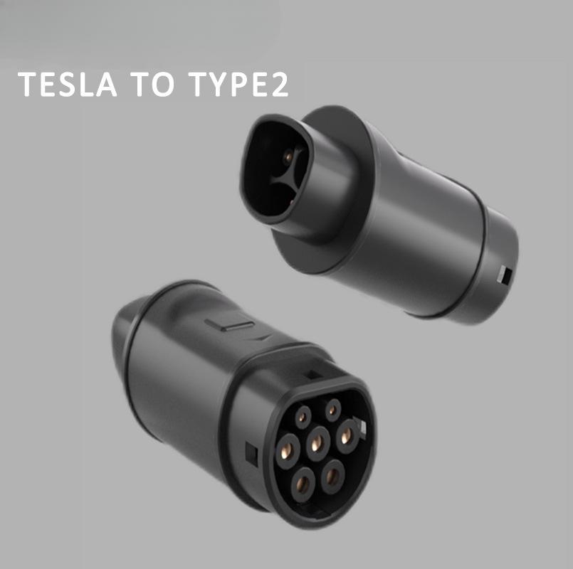 Новый энергетический электромобиль Европейский стандарт в американский стандарт Зарядная головка Адаптер для зарядки Зарядное устройство Переходная головка