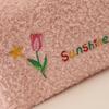 New Plush Storage Bag, Golden Fragrance Makeup Bag, Large Capacity, High-end Toiletries, Portable Travel Japanese Makeup Bag
