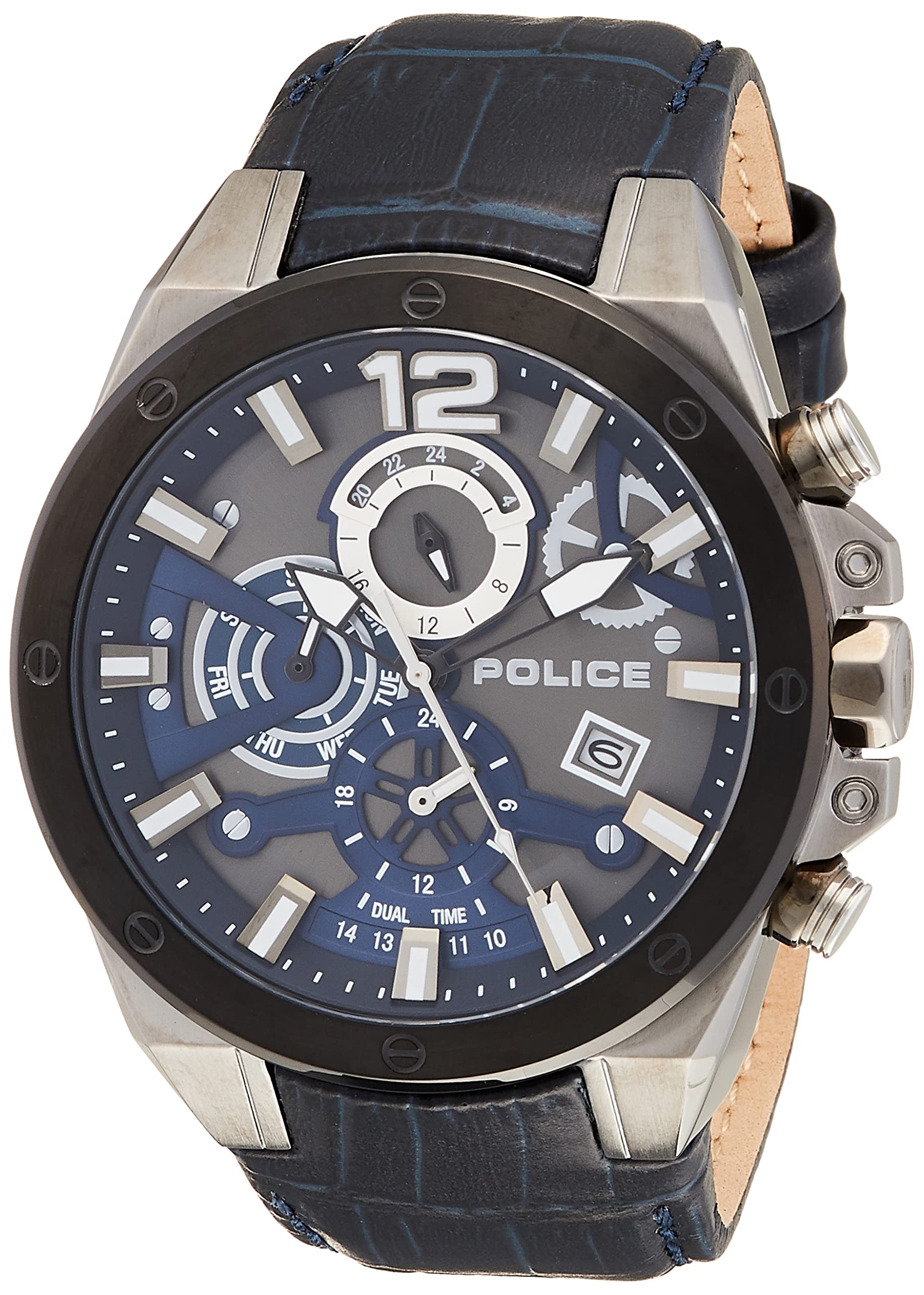 

Поліцейський годинник SAIHO Blue [Поліція] PL.15711JSUB/03 Чол синій