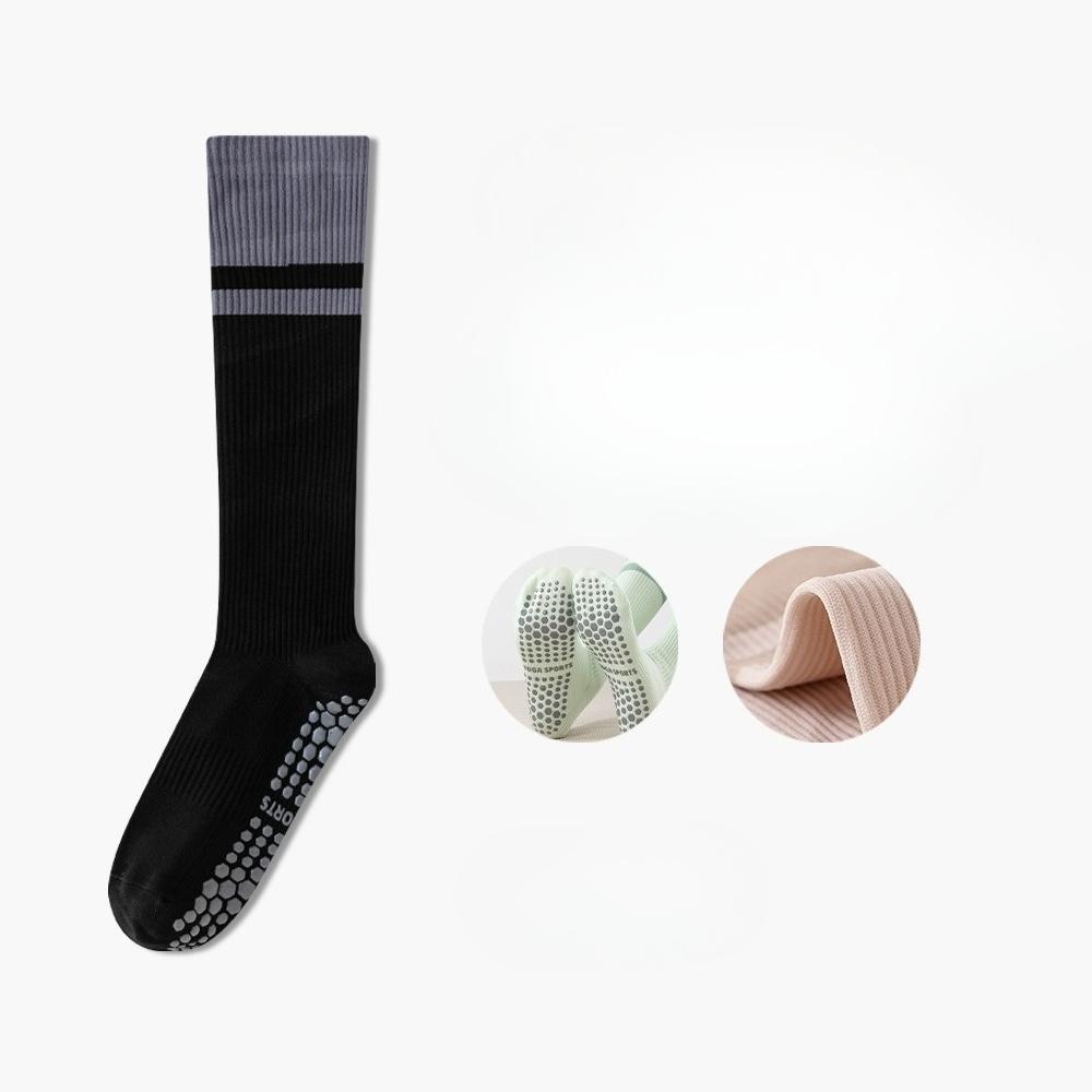 Yoga socks, women's calf pressure socks, anti-slip sports muscle energy socks, fitness Pilates, skipping rope compression socks