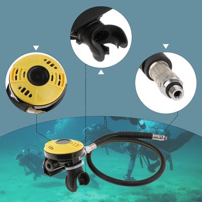Diving Equipment with Second Stage Regulator and Mouthpiece for Snorkeling