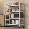 Multi-Layer Kitchen Microwave and Vegetable Storage Rack