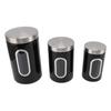 3PCS Kitchen Canisters Set Kitchen Jars With See Window Airtight Coffee Container Tea Organizer