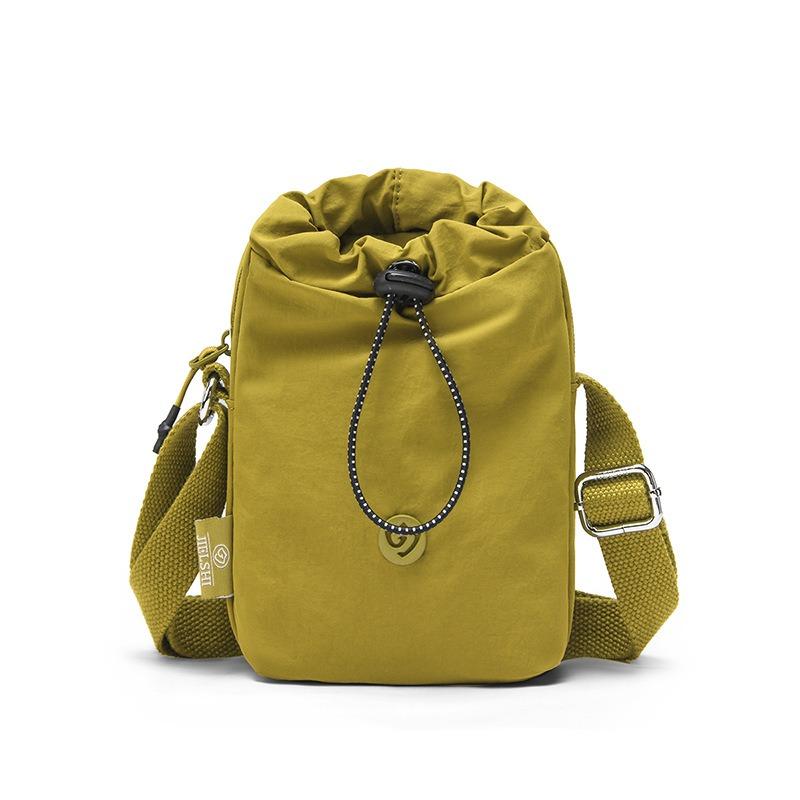 Sommer neue Umhängetasche multifunktionale lässige Umhängetasche minimalistische Kordelzugtasche Trinkflaschentasche Sport Damen Tasche