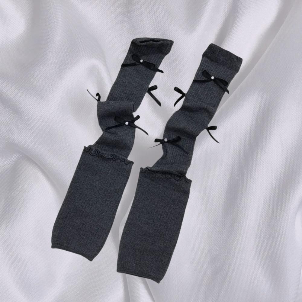 Bowknot Bow Long Socks Lolita Knee High Socks Sweet Mid-tube Stocking  Spring Summer