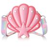 Water-proof Silicone Shell Bags Soft Seashell Crossbody Pouch Zipper Shoulder Bag  Travel