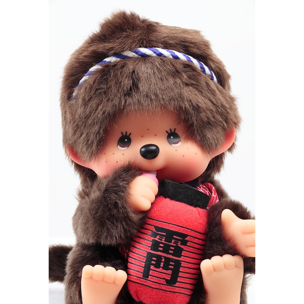 Kyugetsu Official Original Asakusa Kaminarimon Monchhichi Sitting Figure IPM-23-Z