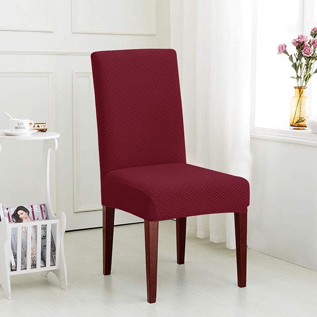 1 /2 /4 /6pc Elastic Chair Covers Spandex Dining Chair Slipcover Dining Room Solid Color Chair Cover Case For Wedding Hotel Banquet