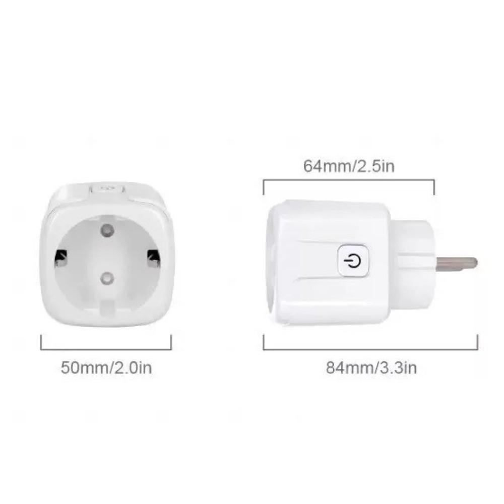 16A EU Smart Plug EU Standard Voice Control EU Smart Socket Durable WiFi Smart Socket  Smart Home
