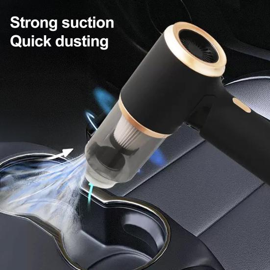 Handheld Vacuum Cleaner with 6000Pa Suction Cordless Car Home Dustbuster Blowing & Suction 2-in-1 Multi-Function Blower Device for Pet Hair Tight