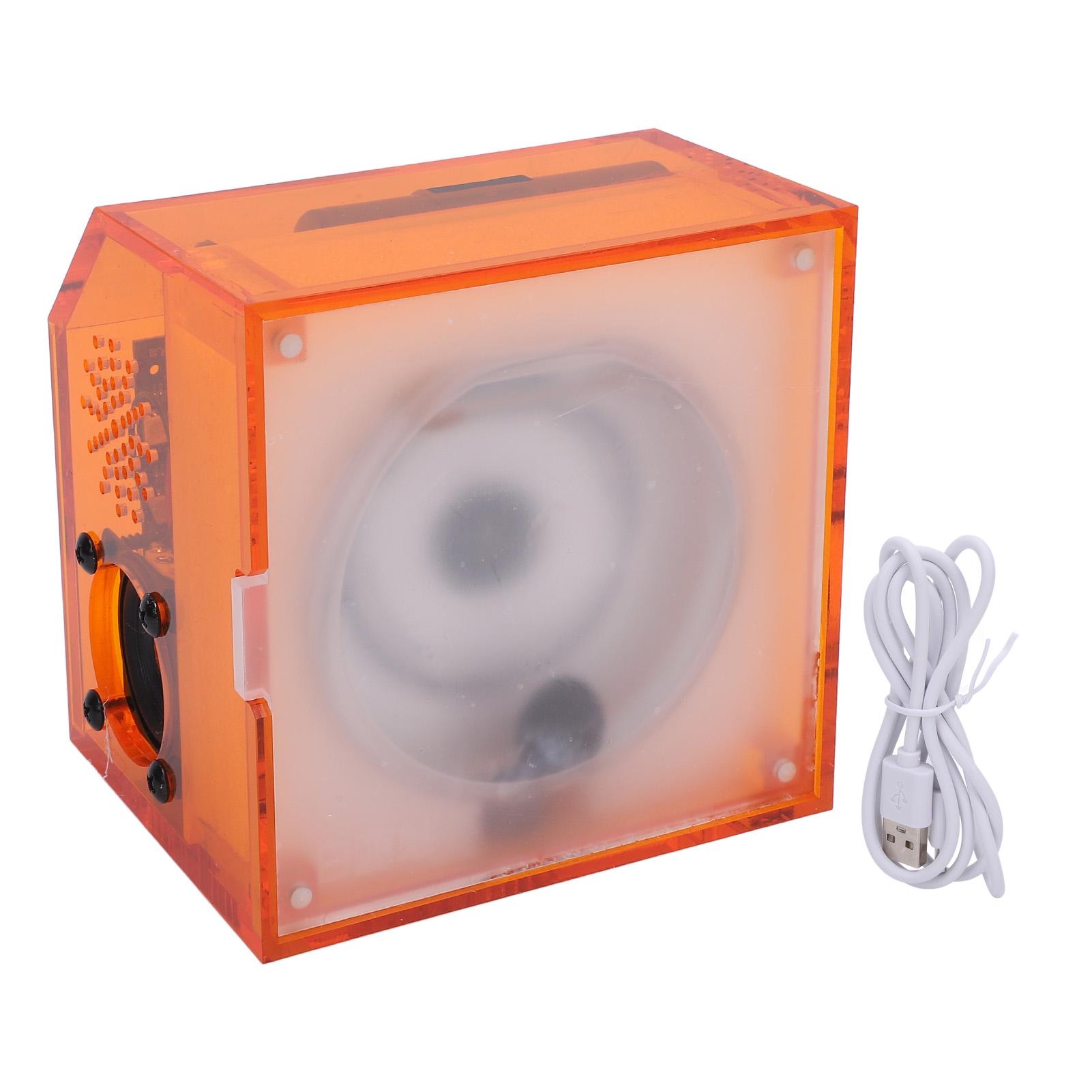 

Танцующая феррожидкость с музыкальным ритмом Декоративная 2000 мАч Магнитная жидкость Феррожидкостный звуковой визуализатор оранжевый