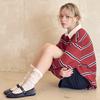[Customade] 2cm Velvet Mary Jane Flats Monet [Mary Jane-charcoal]