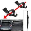2 Pcs Auto Rear Umbrella Holder Car Trunk Towel Hanging Hook Mounting Bracket Automobiles Accessories