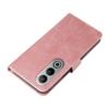 For OnePlus Nord CE4 5G/Oppo K12 Case Calf Texture PU Leather Zipper Pocket Wallet Phone Cover
