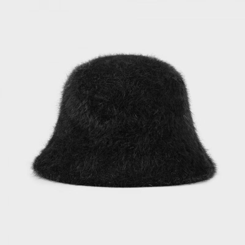 Women s Warm Rabbit Fur Plush Bucket Hat