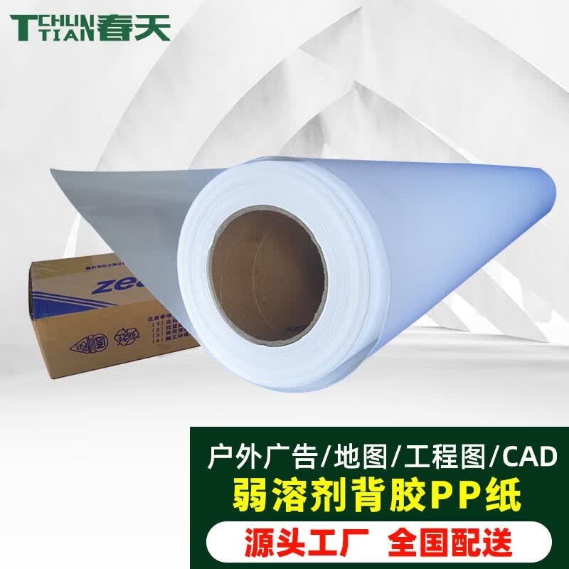 Chun Tian Outdoor Advertising PP Back Adhesive Paper, 160g CN plug (adapter included)